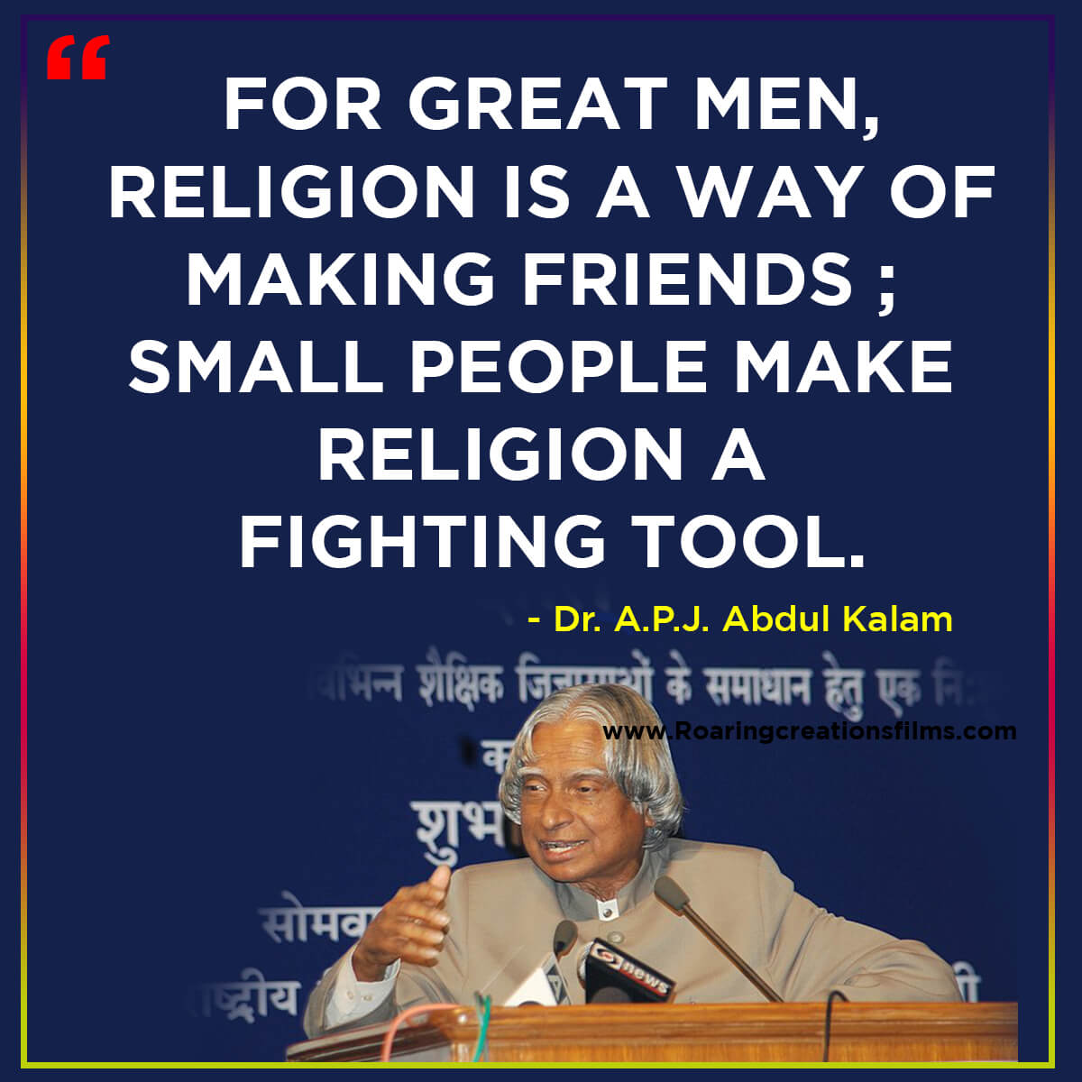 Best Quotes of Dr. A.P.J. Abdul Kalam in English