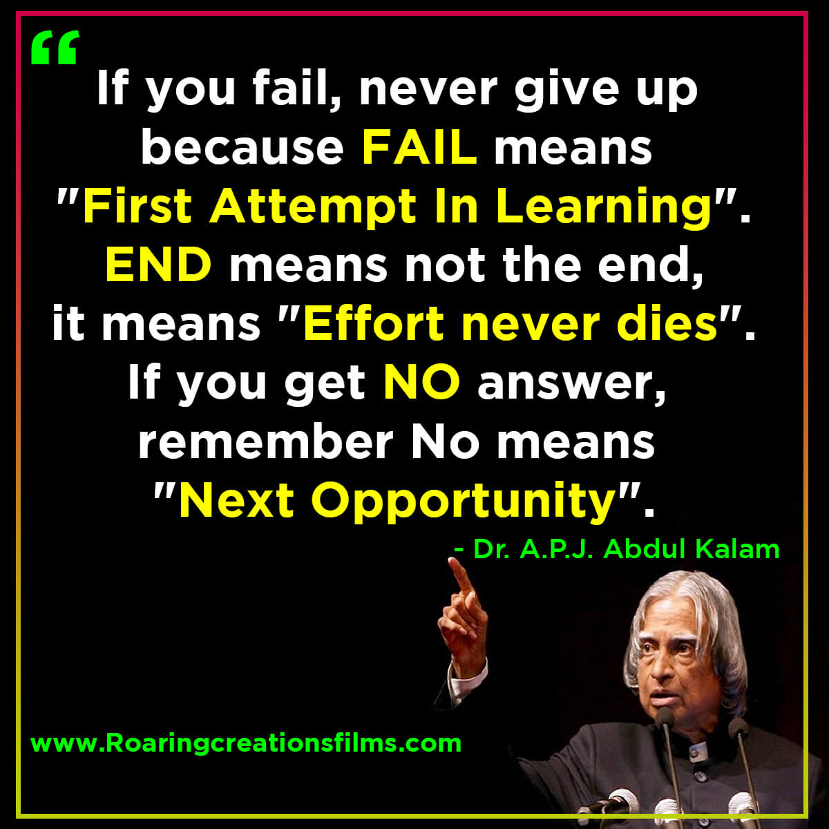 Best Quotes of Dr. A.P.J. Abdul Kalam in English