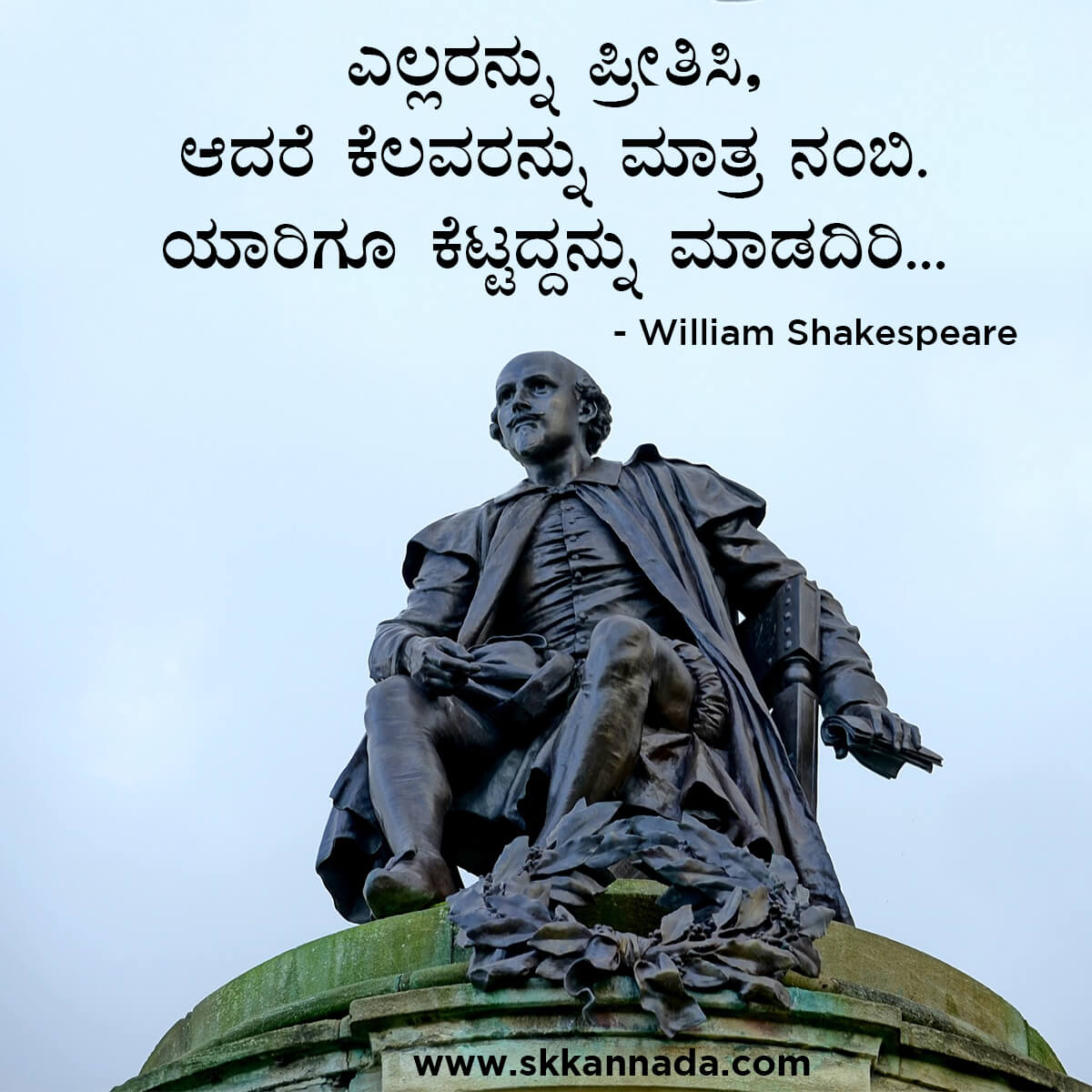 Best Quotes of William Shakespeare in Kannada