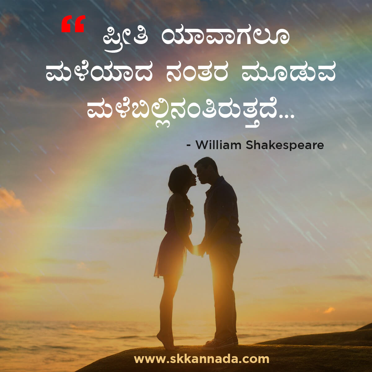 Best Quotes of William Shakespeare in Kannada