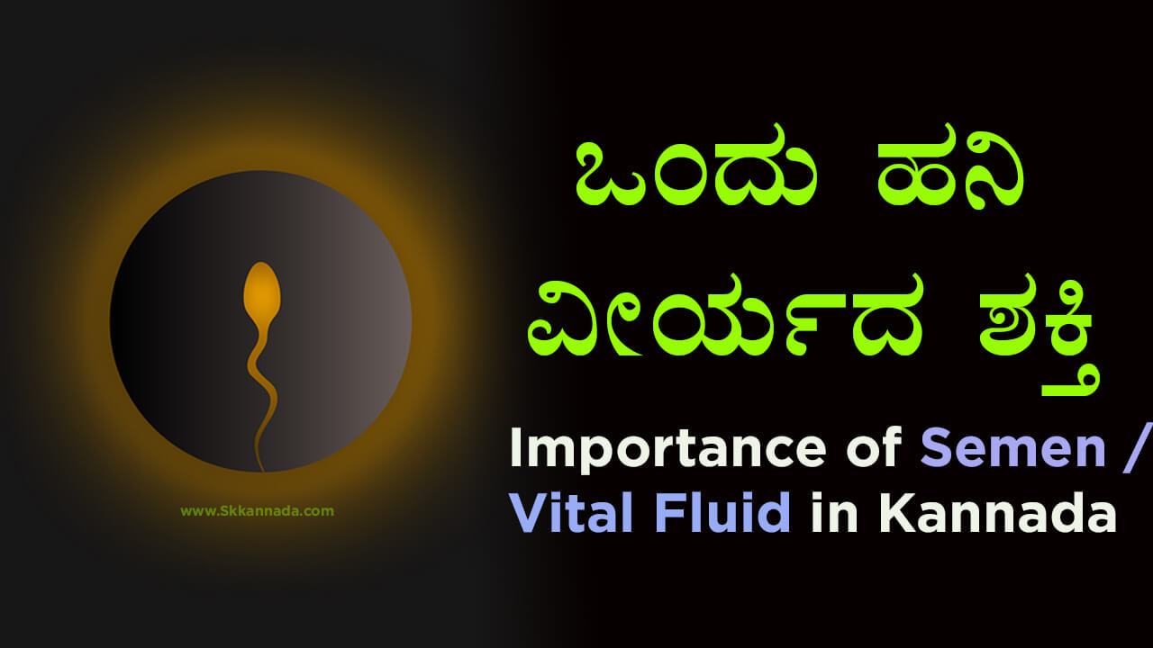 You are currently viewing ಒಂದು ಹನಿ ವೀರ್ಯದ ಶಕ್ತಿ – Importance of Semen / Vital Fluid in Kannada