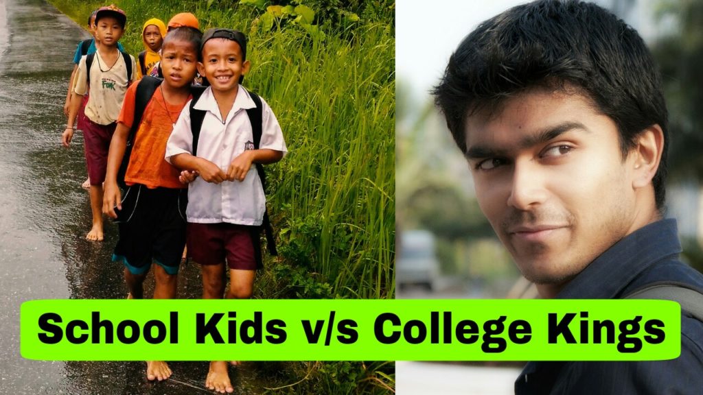 Read more about the article School Life V/S College Life – 13 difference between school life and college life