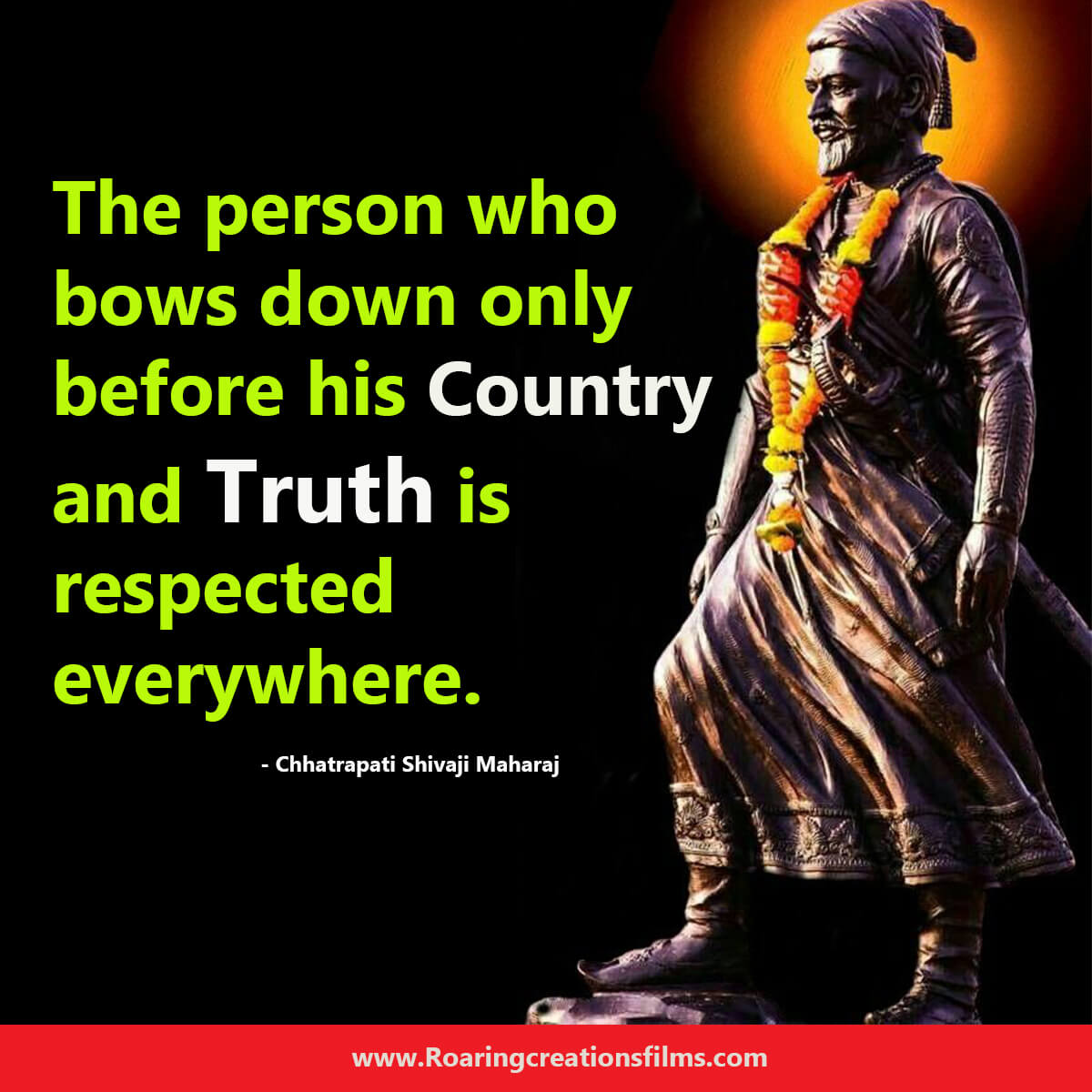 15+ Chhatrapati Shivaji Maharaj Quotes in English - Roaring Creations Films