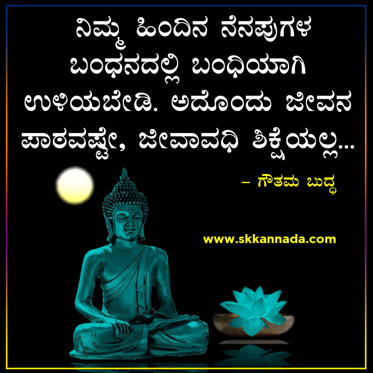 Gautam Buddha Quotes in Kannada